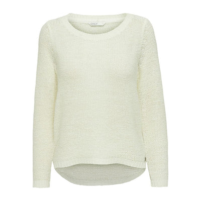 Pull en polyester blanc uniquement