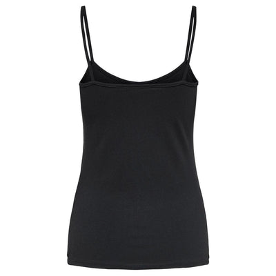 Débardeur en coton noir uniquement