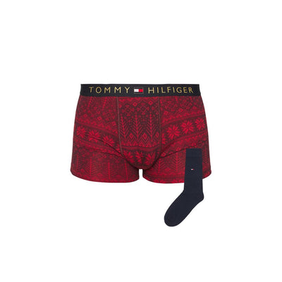 Tommy Hilfiger Bordeaux katoenen boxershort