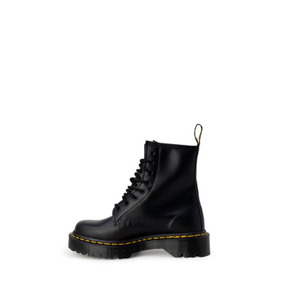 Bottes en cuir noir Dr. Martens