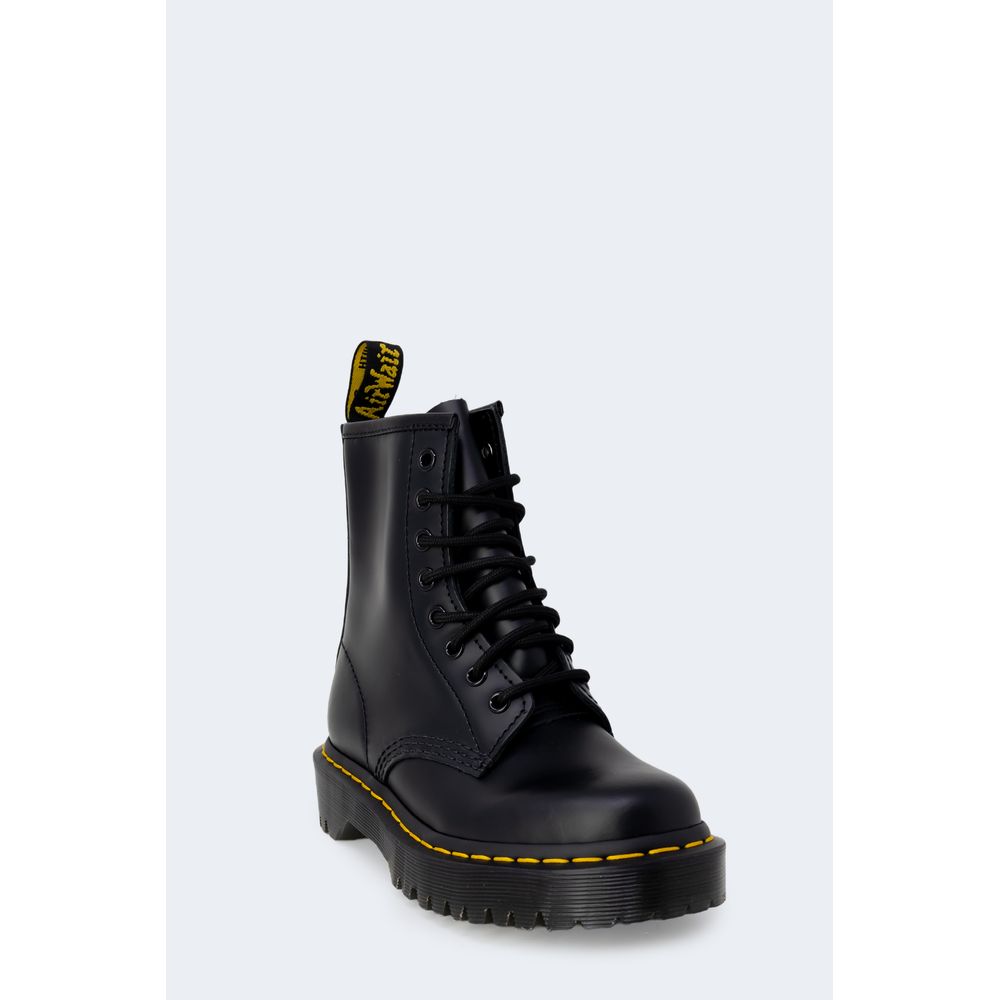 Bottes en cuir noir Dr. Martens