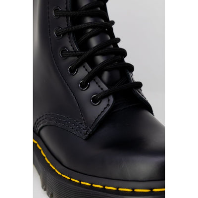 Bottes en cuir noir Dr. Martens
