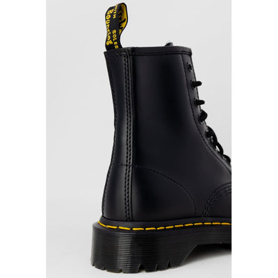 Bottes en cuir noir Dr. Martens