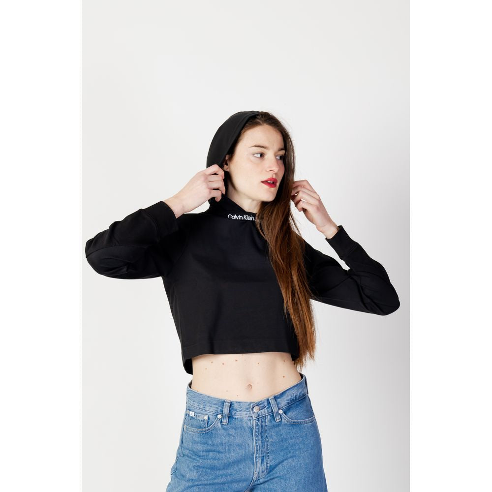Calvin Klein Jeans Zwarte Viscose Lange Mouw