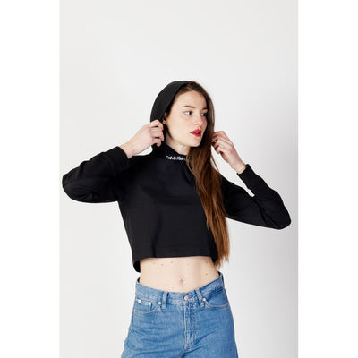 Calvin Klein Jeans Zwarte Viscose Lange Mouw
