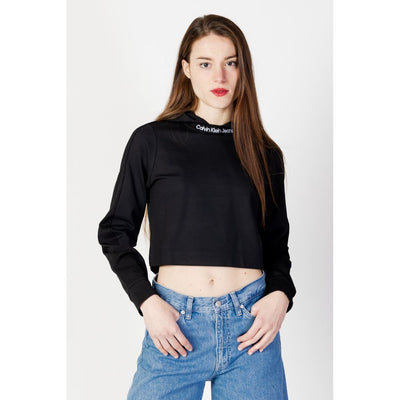 Calvin Klein Jeans Zwarte Viscose Lange Mouw
