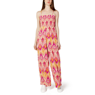 Combinaison en viscose rose Only