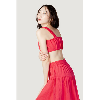 Haut en coton orange uniquement