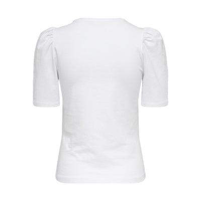 Only White Cotton T-Shirt