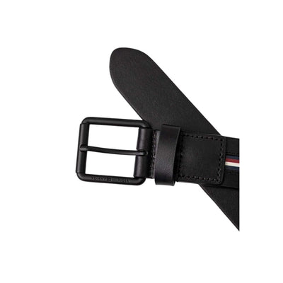 Ceinture en cuir noir Tommy Hilfiger