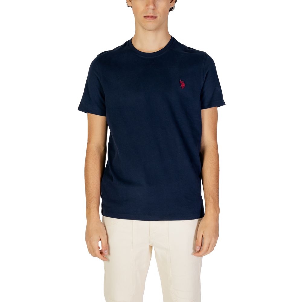 US POLO ASSN. Blauw katoenen T-shirt