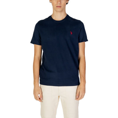 US POLO ASSN. Blauw katoenen T-shirt