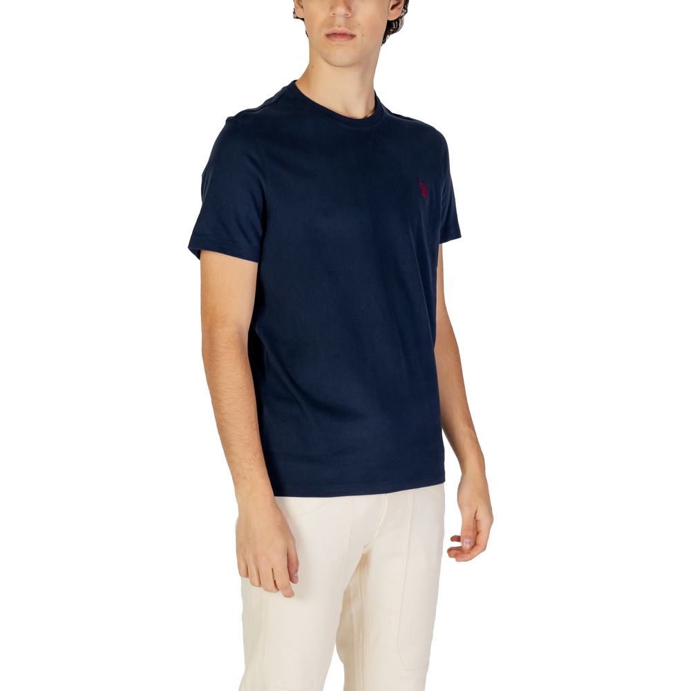US POLO ASSN. Blauw katoenen T-shirt