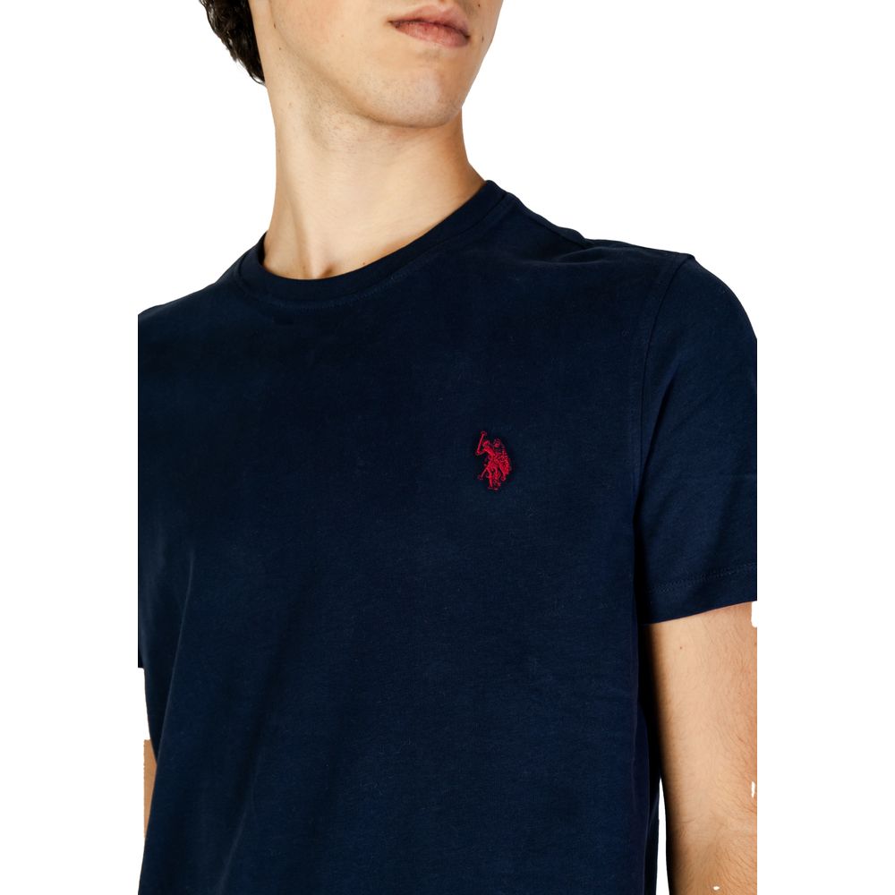 US POLO ASSN. Blauw katoenen T-shirt
