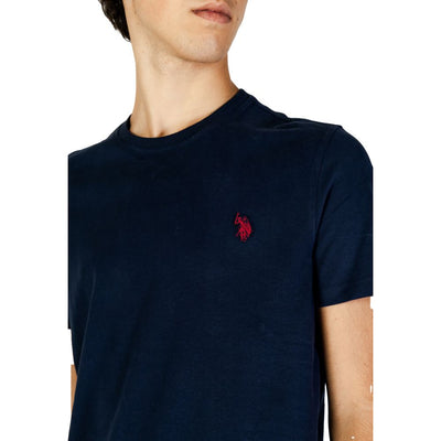 US POLO ASSN. Blauw katoenen T-shirt