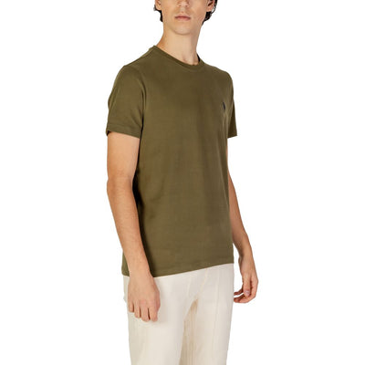 US POLO ASSN. Groen katoenen T-shirt