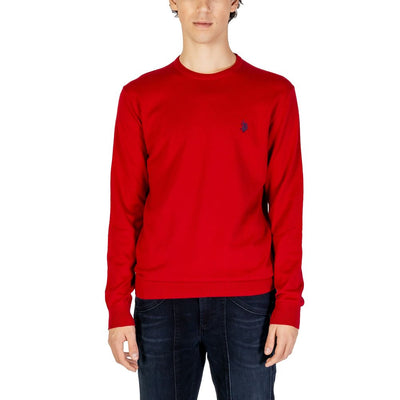US POLO ASSN. Rode katoenen trui