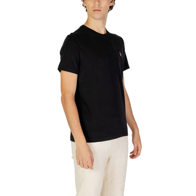 T-shirt en coton noir US POLO ASSN.