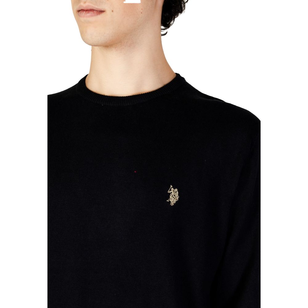 US POLO ASSN. Zwarte katoenen trui