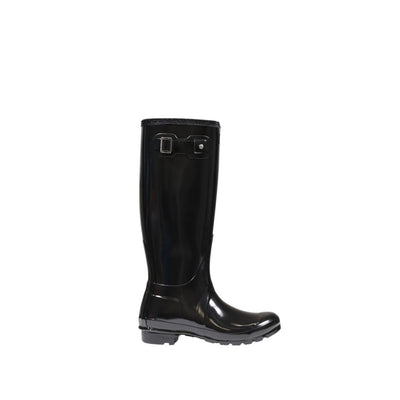 Hunter Black gerecycled polyester enkellaars
