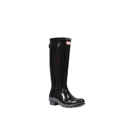 Hunter Black gerecycled polyester enkellaars