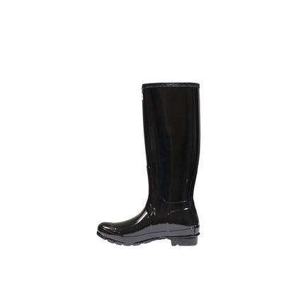 Hunter Black gerecycled polyester enkellaars