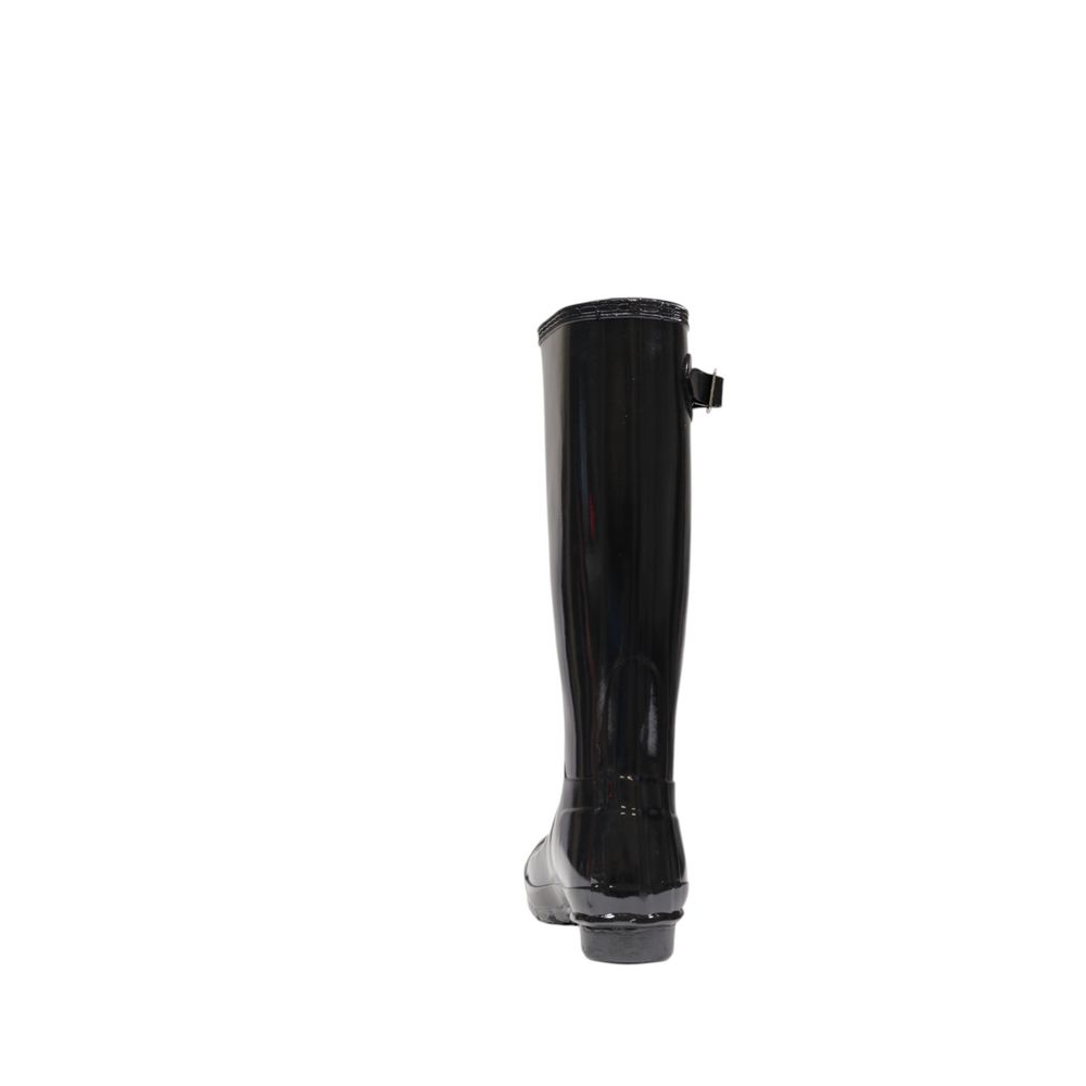 Hunter Black gerecycled polyester enkellaars