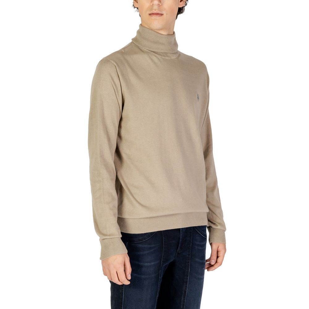 Col roulé en coton beige US POLO ASSN.