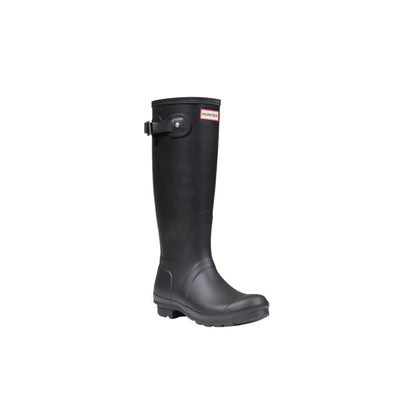 Bottines Hunter noires en polyester recyclé