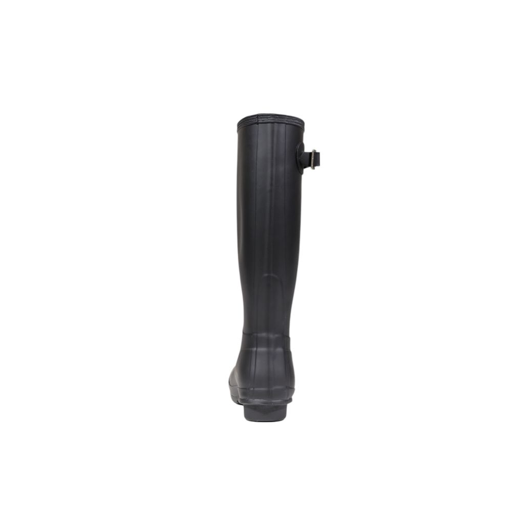 Bottines Hunter noires en polyester recyclé