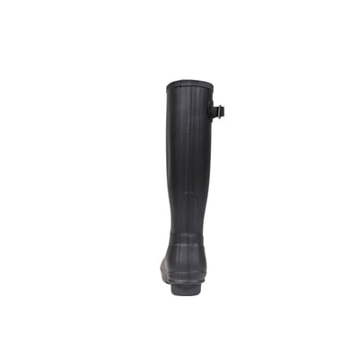 Bottines Hunter noires en polyester recyclé