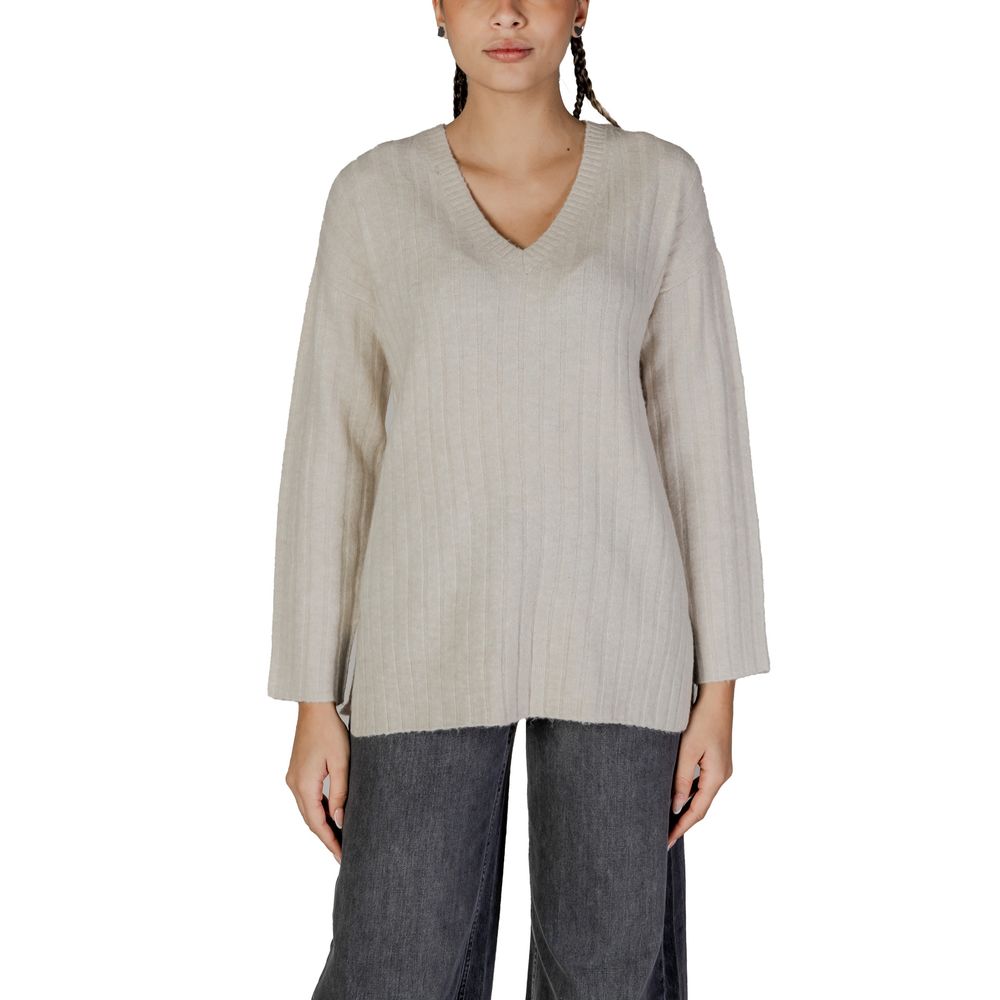 Vila Clothes Beige Marabou Trui