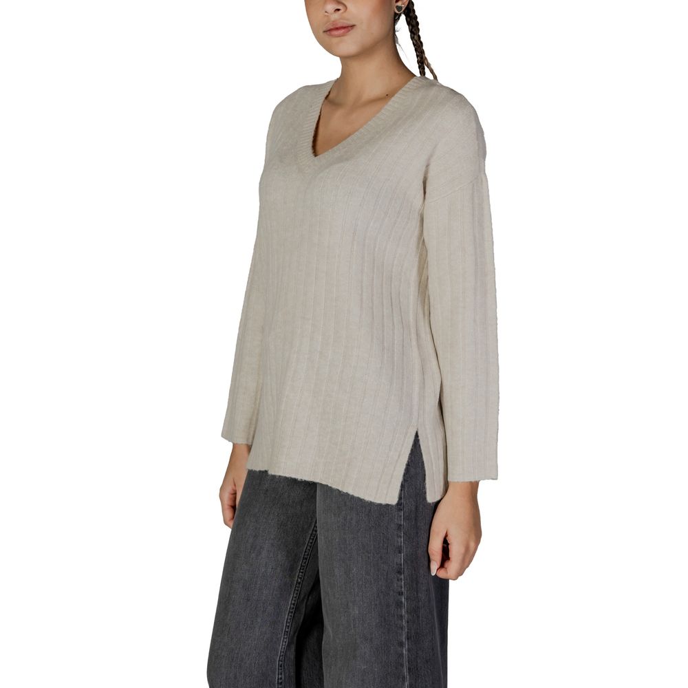 Vila Clothes Beige Marabou Trui