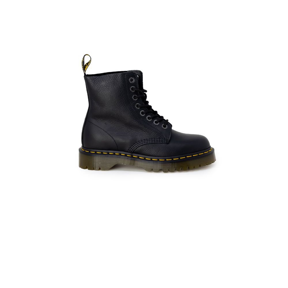 Bottes en cuir noir Dr. Martens