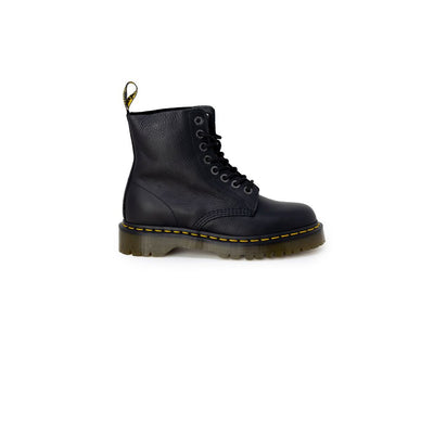 Bottes en cuir noir Dr. Martens