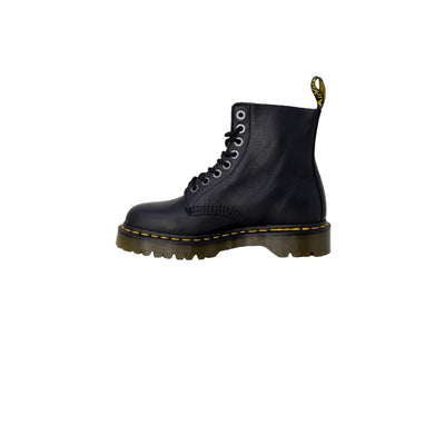 Bottes en cuir noir Dr. Martens