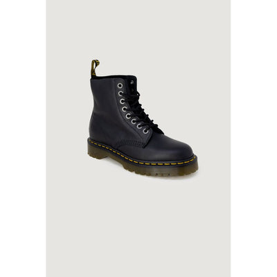 Bottes en cuir noir Dr. Martens