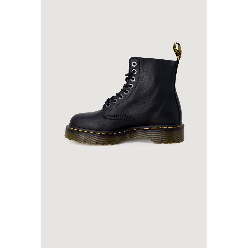 Bottes en cuir noir Dr. Martens