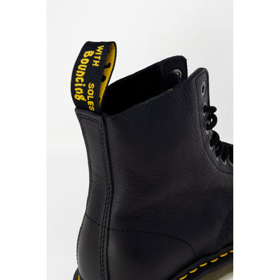 Bottes en cuir noir Dr. Martens