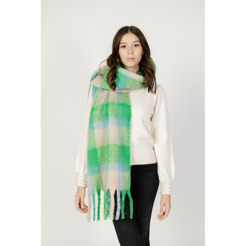 Écharpe en polyester uniquement verte