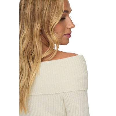 Pull en viscose crème Only
