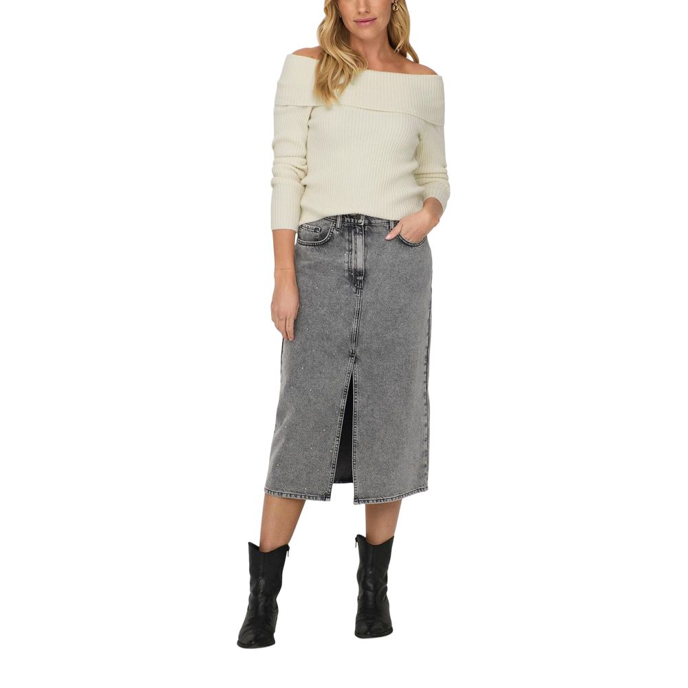 Pull en viscose crème Only