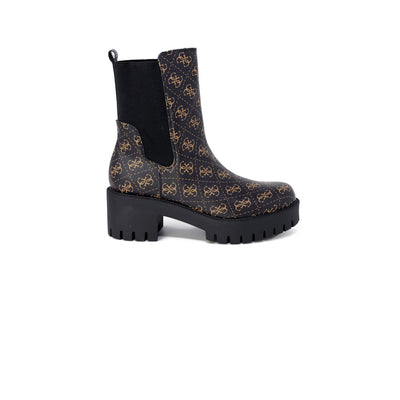 Bottines Guess en cuir noir
