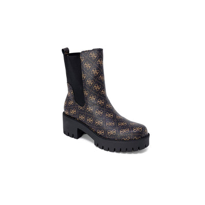 Bottines Guess en cuir noir