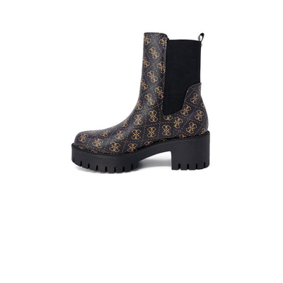 Bottines Guess en cuir noir