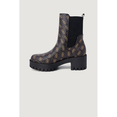 Bottines Guess en cuir noir