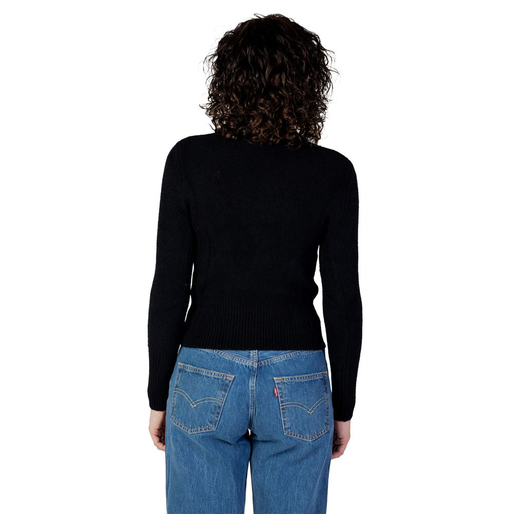 Guess Zwarte Polyamide Turtleneck