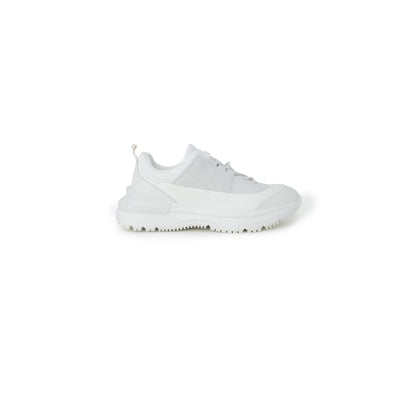 Calvin Klein Jeans Witte Suède Leren Sneaker