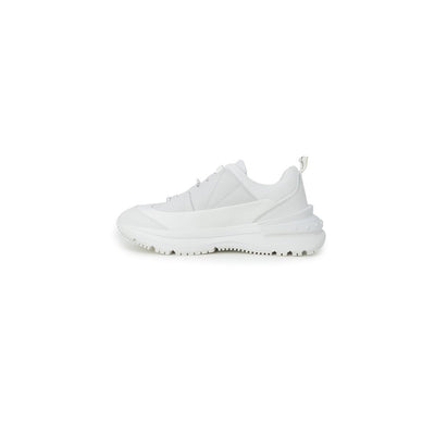 Calvin Klein Jeans Witte Suède Leren Sneaker