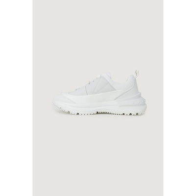 Calvin Klein Jeans Witte Suède Leren Sneaker